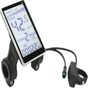 LCD 제어판 교체용 5 파인 스쿠터 디스플레이 미터 안정적으로 22대의 2mm 전기 자전거 사용 가능