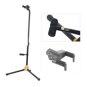 [하프클럽/]통기타 우쿨렐레 거치대 휴대용 접이식 악기 스탠드 받침대