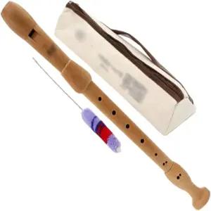 ZRAGEK 음악 녹음기 악기 초보 저먼 알토 8홀 나무 전문 연주 플루트 보관 가방 + 청소 스틱