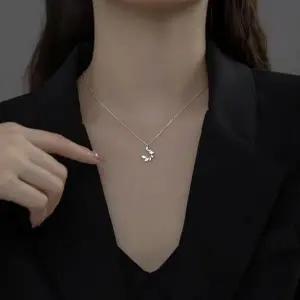 고품질 실버 데일리 목걸이 여성 진주 목걸이 세트 심플목걸이 (WFKBOQO)