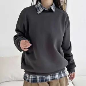 맨투맨 긴팔크롭티 겨울맨투맨 여자롱티셔츠 롱티셔츠 티셔츠 포근