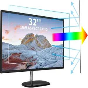 LCD LED OLED 및 QLED 4K HDTV 디스플레이를 위한 32인치 TV 블루 라이트 스크린 프로텍터 눈 보호 안티