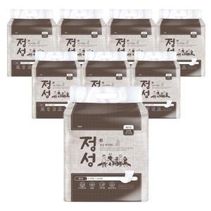 정성 매직패드 일자형 속기저귀 성인용기저귀 남녀공용 30Px8팩