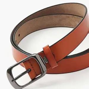 스타일리 여성 소가죽 벨트 카멜 여자 정장벨트 여성 정장벨트 가죽벨트 여자 자동벨트