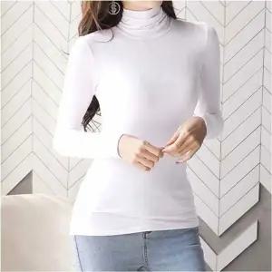 겨울 목티 기모목폴라 슬림핏 이너 티셔츠 4컬러 여자