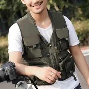 레저용 다용도 포켓 낚시 조끼