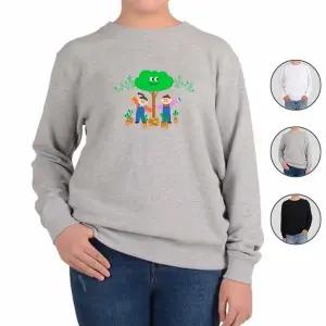 [하프클럽/알티피아]맨투맨 전색상 지구사랑 환경보호 식목일 e 디자인