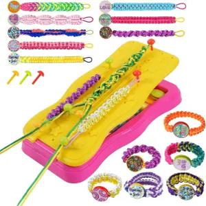 여자들을 위한 게이텔 우정 팔찌 키트 - 예술 및 공예 장난감 생일 선물 6 7 8 9 10 11 12 세 창작 활동