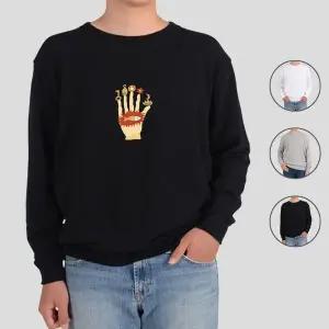 [하프클럽/알티피아]맨투맨 전색상 손가락 문명 고대 특이한 프린트셔츠