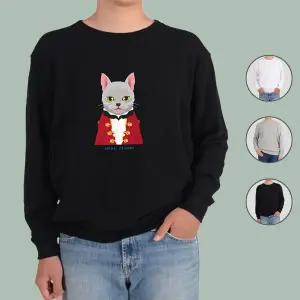 [하프클럽/알티피아]맨투맨 전색상 동물 멋진 빨강 프린트셔츠