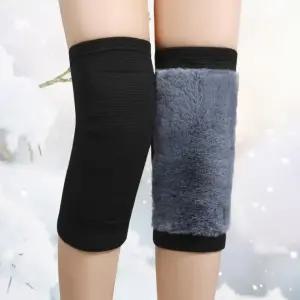 따뜻한 레그워머 여자 남자 보온 방한 융털 무릎워머 발 토시 무릎보호대 러닝 등산