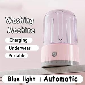 세탁기 무선 충전 자동 완전 휴대용 작은 속옷 양말 속옷 세탁 속옷