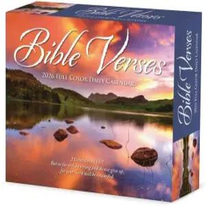 윌로우 크릭 프레스 성경 구절 2026 탁상 달력 6.18 X 5.43 접착 바인딩이 있는 일일