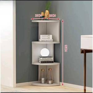 코너 수납장 거실 3단 서랍장 장식장 라탄 책장 코너장 다용도 삼각