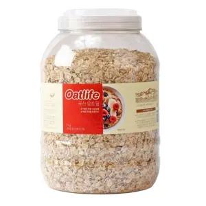 오트라이프 국산 이유식 오트밀 2kg 퀵오트 쫄깃한 점보오트 오트밀포리지 롤드