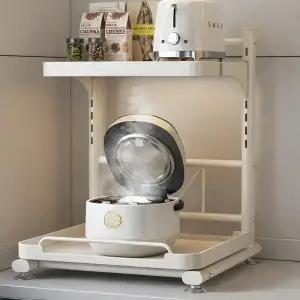 슬라이딩 에어프라이어 선반 전자렌지 거치대 밥솥다이