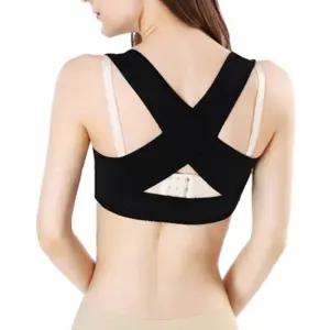 여성 등밴드 볼륨업 굽은 말린 어깨 엑스 몸매보정 등보정 굽은등 거북등 라운드숄더 체형