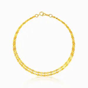 [한국금다이아몬드] 순금 팔찌 잠자리 체인 두줄 24K