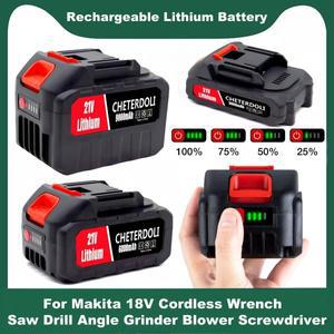 두리팔 makita 호환 18V 전동 공구 교체 액세서리 용 18v 21V 배터리 9.0Ah BL1860 BL1850/Li-ion 충전식