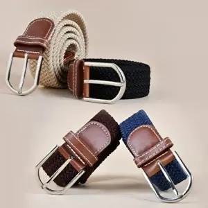 여자 남자 추천 노 타공 꾸안꾸 신축성 스판 꽈배기-WFI1HCE