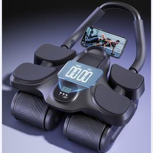 AB슬라이더 복근 코어 복부 튼튼한 복근롤러 4륜 블랙