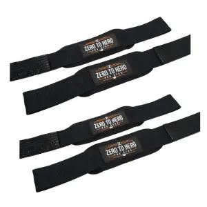 제로투히어로 헬스 손목 팔목 스트랩 논슬립 블랙 X2 BNS