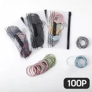 솔리드 헤어밴드 100P ELH028 망핀 헤어밴드 아기핀 쥬얼리 혼합 헤어액세서리