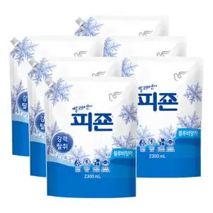 피죤 섬유유연제 블루비앙카 리필 2.3L 6개
