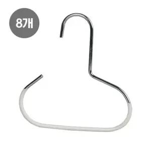잡화 걸이 가방걸이 모자걸이 8개 화이트 Q134S