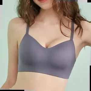 레이스 키밍 심리스 브라 밴드 보정 여성 얇은 타입 속옷