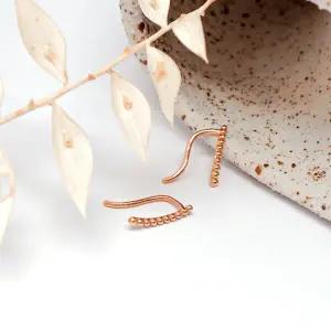 [오팔하우스] 14k 민볼 반달 후크 귀걸이 OPDLE2918