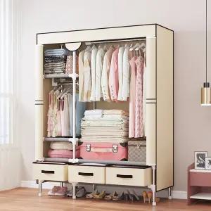 천커버 엔틱 장농 이불장 수납 지퍼 캐비닛 간이 옷장