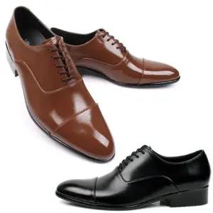 4cm 남성화 구두 신사화 빅사이즈 슬림형 남성구두 M1