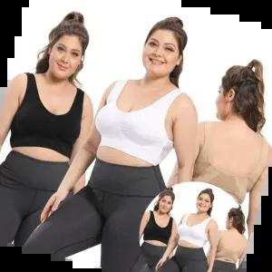 볼륨업브라 왕편한 빅사이즈 노와이어 중앙셔링 심리스 빅브라