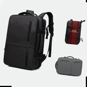 여행백팩 남자 심플 직장인백팩 출장백팩 여행 USB 캐리어결합