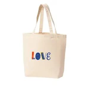 에코백 토트백 러브 LOVE 알파벳 디자인 영어단어 디자인 그림 다양한 사이즈