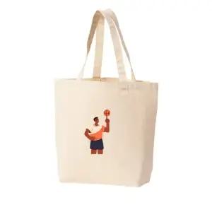 에코백 토트백 농구 BASKETBALL PLAYER 농구공 BALL 4쿼터 그림 다양한 사이즈