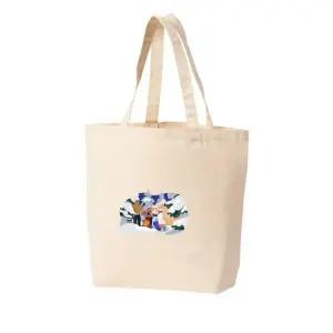 에코백 토트백 겨울산행 캠핑 CAMPING 불멍 커피한잔 그림 다양한 사이즈