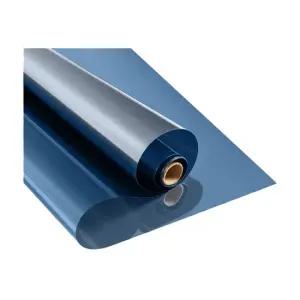 [DM] 열차단 필름_유리창 단열 햇빛 차단 창문 시트지 블랙 블루_대형 50×200cm