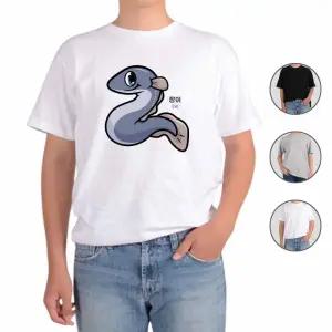 반팔티 바다생물 모음전 장어 이쁘지만 징글징글 남자면 가족 단체