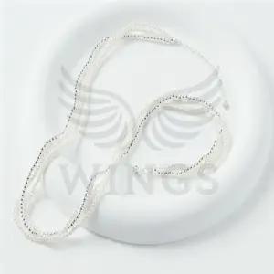 [비쥬홀릭] 실버925 백금도금 레이어드 진주 목걸이(쇼핑백포함) 심플한목걸이