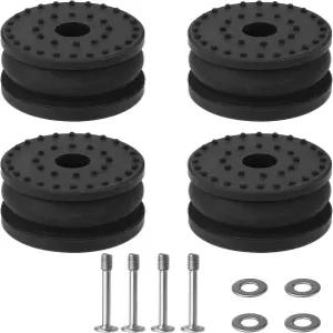 4개의 h2D 3D 프린터 진동 방지 발 범용 고무 미끄럼 실리콘 패드 Bambu Lab 교체와 호환됨