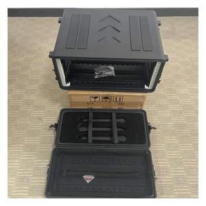 메인 바디 390mm 딥 휴대용 랙 2U3U4U6U PE 캐비닛 마이크로폰 리시버 플라이 케이스 앰프 플라이트케이스