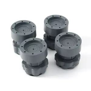 간편 높이조절 세탁기 받침대 (4p세트) 밀림 부식방지