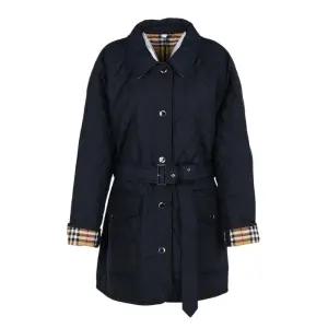 KEMBLE 다이아몬드 퀼팅 벨티드 자켓 블랙 80734181