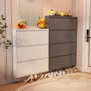 슬림신발장 캐비닛 기숙사 수납장 가정용 틈새 12cm 사무실 운동화 폭좁은 슬림 좁은현관 공간절약