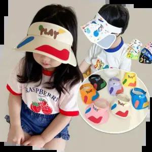 남아 (앙상블) 아동 옆날개 사이드 챙 모자 썬캡 여름 키즈