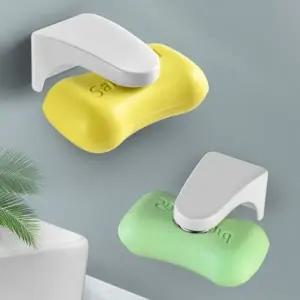 (색상 화이트)부착식 자석 비누 홀더 무타공 공중부양 욕실 비누받침 자석거치대