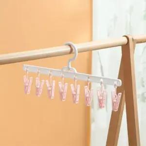 양말 클립 속옷 옷걸이 다용도 집게 빨래 건조대 회전 모자걸이 빨래걸이 정리
