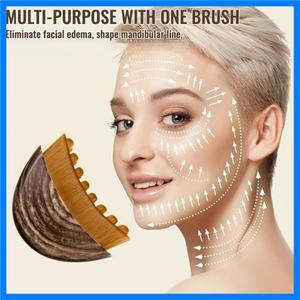 1개 다기능 림프 순환 얼굴 브러시 건식 브러시 얼굴 턱 및 턱 윤곽 마사지에 적합
